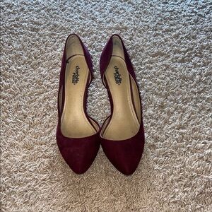 Charlotte Russe Dark Red Heels